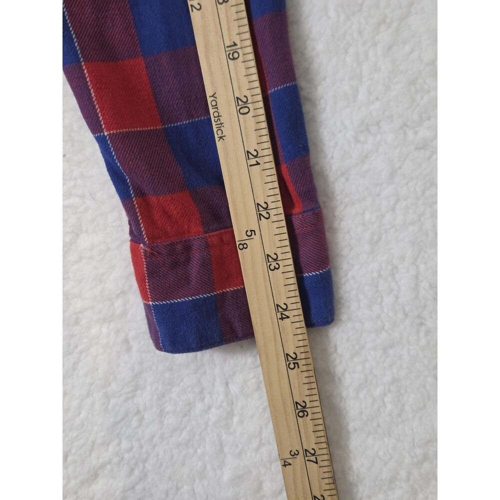 Buffalo Bills x NFL‎ Shirt Mens Large Red Blue Football Levi's Plaid Flannel - Picture 6 of 11